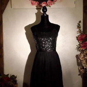 VINTAGE 1960's Short Black formalwear Dress